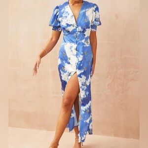 Never Fully Dressed Sky Blue Maxi Dress